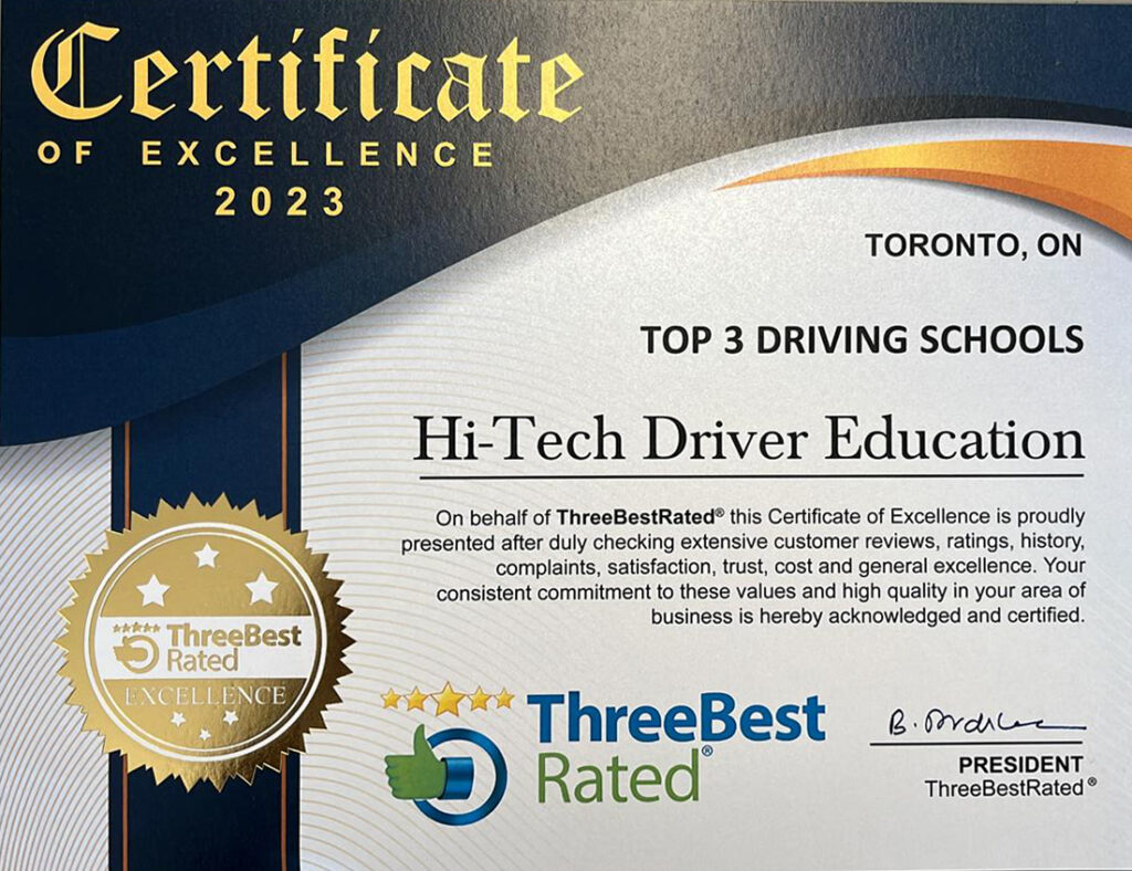 Three Best Rated Driving School 2023